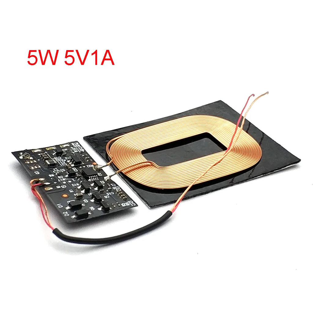 Qi Wireless Charging Standard Universal Wireless Charger Receiver Module Pure Copper Coil Circuit Board Charging for CellPhones