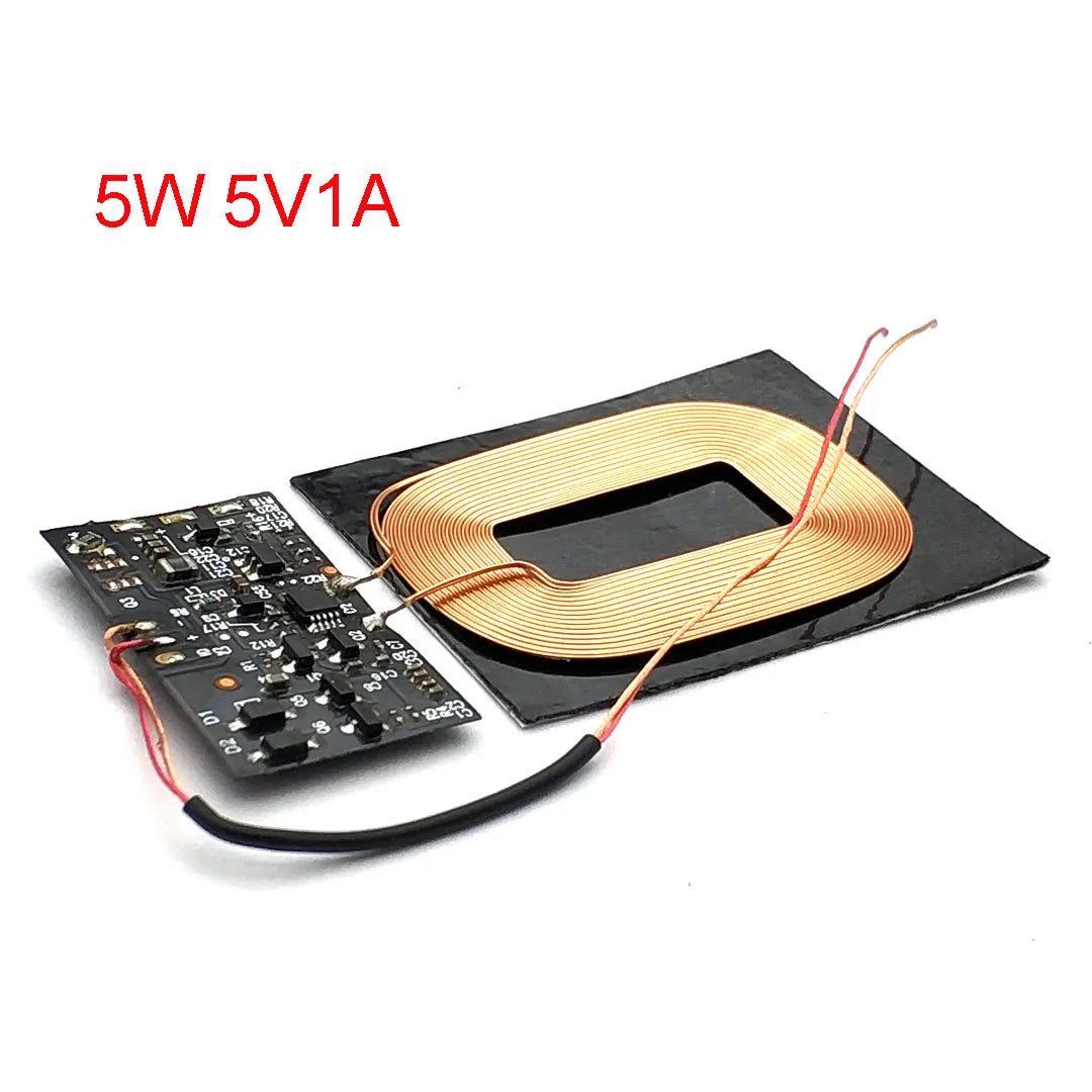 Qi Wireless Charging Standard Universal Wireless Charger Receiver Module Pure Copper Coil Circuit Board Charging for CellPhones
