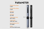 FNIRSI HS-01 Smart Soldering Iron 80-420℃ Rapid Heating PD 65W Type-c Charge Digital Display Screen Portable Welding Repair Tool