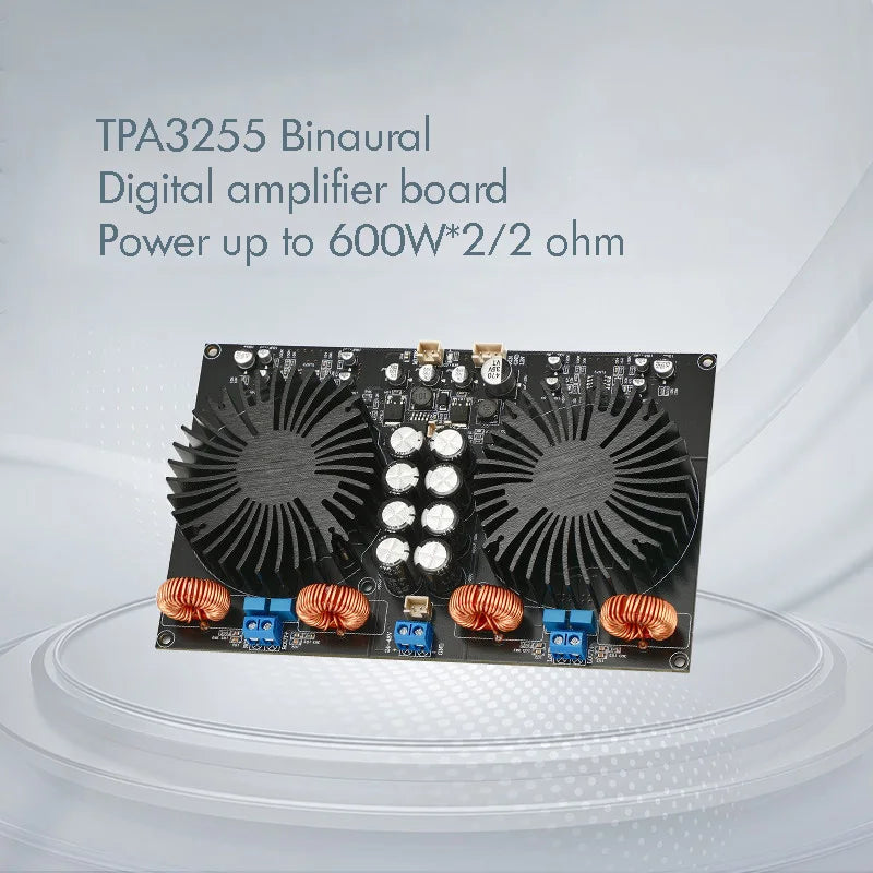TPA3255 Digital Power Amplifier Audio Board Class D 2.0 Sound Amplifiers Stereo Home Audio Amp 600Wx2