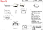 10PCS Micro USB 2P 5P Jack Charging Port Plug Dock Charger DIP SMD For Phone Tabletels Speakers Etc Port Socket Power Connector