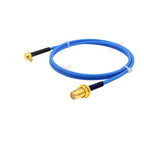 1PCS SMA to MCX RG405 Cable SMA/ RP-SMA Male Female to MCX Male Straight/Right Angle Plug 086 Pigtail 50Ω High Frequency Jumper