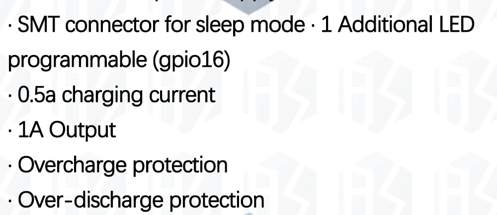 for WeMos D1 ESP-Wr-02 ESP8266 Nodemcu WiFi Module With 18650 Battery Charging