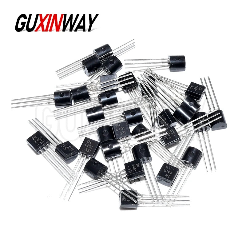 100PCS Transistor New TO92 2N3904 2N3906 2N4403 2N2907 2N4401 2N2222 PN2222 2N5401 2N5551 TO-92