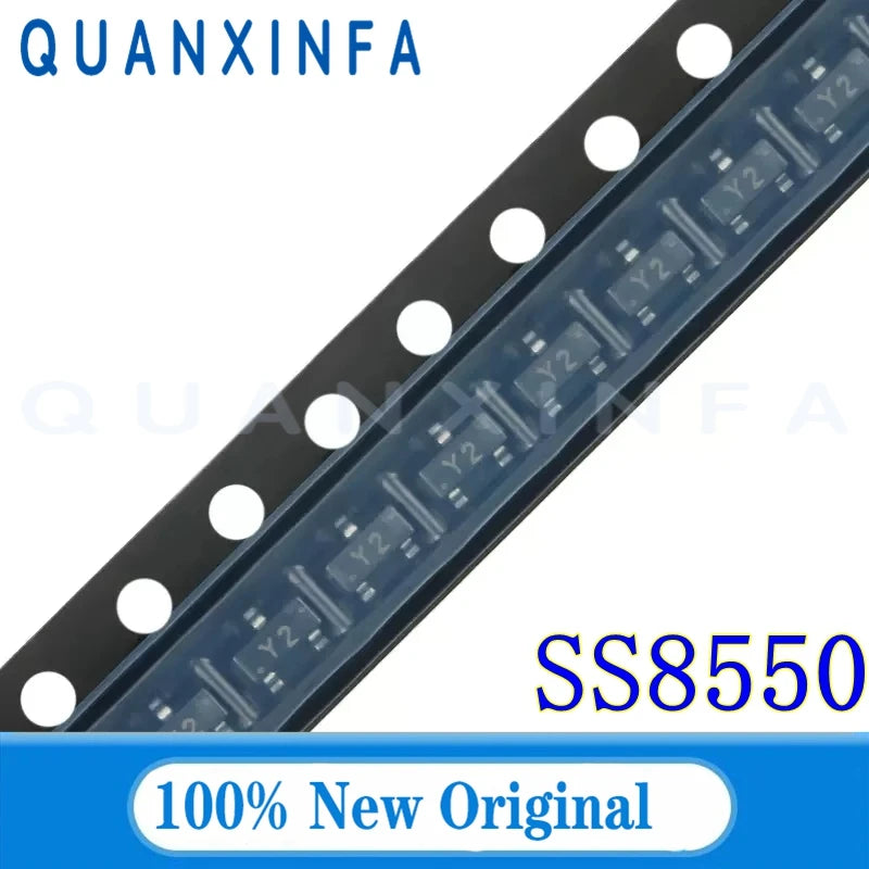 50-100PCS S8050 S8550 SS8050 SS8550 TL431 SOT23 Y1 J3Y 2TY Y2 SMD NPN/PNP transistors
