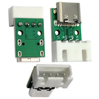 TYPE-C Female Base with Fixed Plate Charging Data Interface USB3.1 Turn the Test Board into 2.54MM Socket