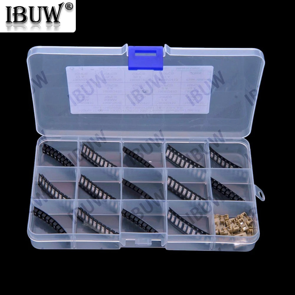 160PCS 1A 2A 3A 4A 5A 250MA-25A 15Values 2410 6125 1808 SMD Ceramic Slow Blow Fuse KIT 250MA 500MA  6.3A 8A 10A 12A 15A 20A 25A