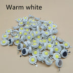 10pcs 1W 3W 5W High Power LED Chip Lamp Bulbs SMD COB Diodes Warm Cold White Red Green Blue Yellow 440 660nm Grow Light Beads