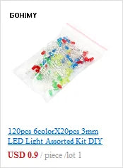 10PCS 5Pin 9Pin Exclusion Network Resistor Array DIP 100R 220R 330R 470R 510R 680R 1K 1.2K 1.5K 2K 2.2K 3.3K 4.7K 10K 100K Ohm