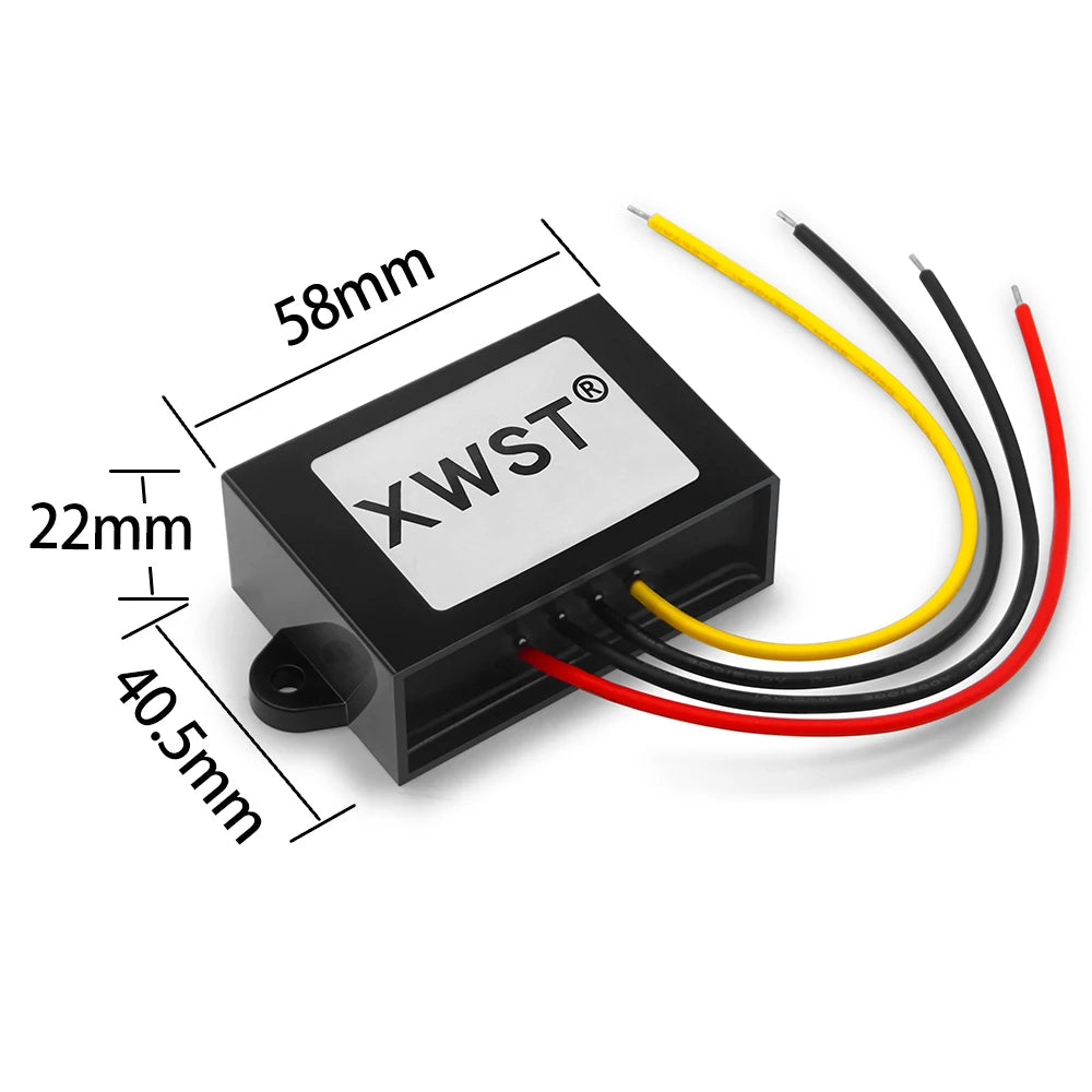 9-36V to 12V DC Voltage Converter Boost Buck Regulator 1-30A Power Inverter Adapter CE Certified for LED Lights