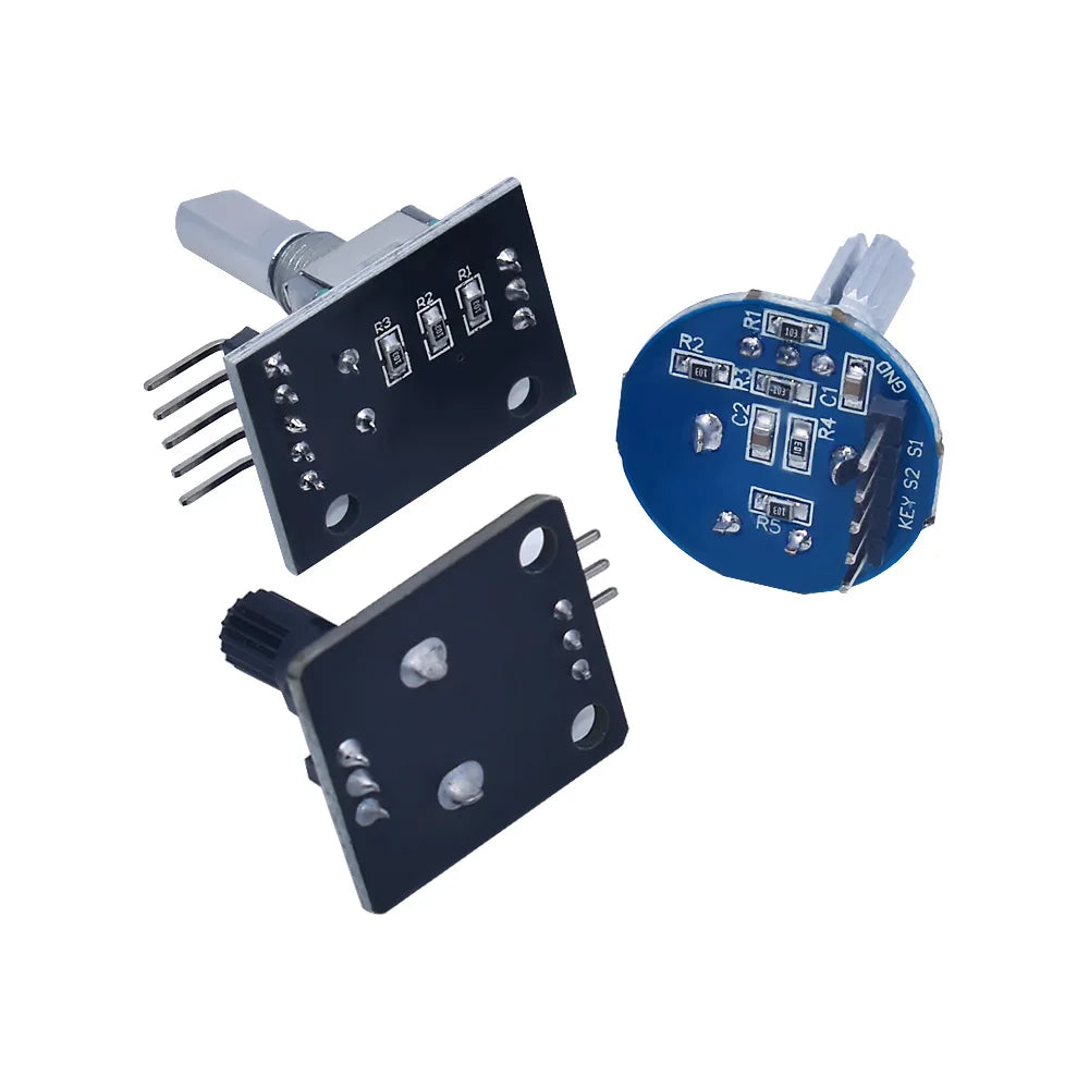 WAVGAT Rotary Encoder Module for Arduino Brick Sensor Development Round Audio Rotating Potentiometer Knob Cap EC11