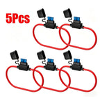 BEECHIP 12V Fuse Holder Add-a-circuit TAP Adapter Micro2 Mini Small Standard ATM APM Blade Auto Fuse  with 10A Blade Car Fuse