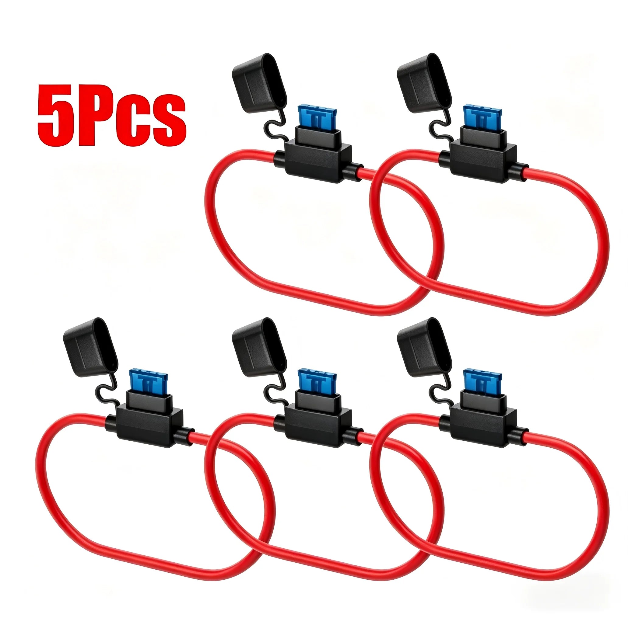 BEECHIP 12V Fuse Holder Add-a-circuit TAP Adapter Micro2 Mini Small Standard ATM APM Blade Auto Fuse  with 10A Blade Car Fuse