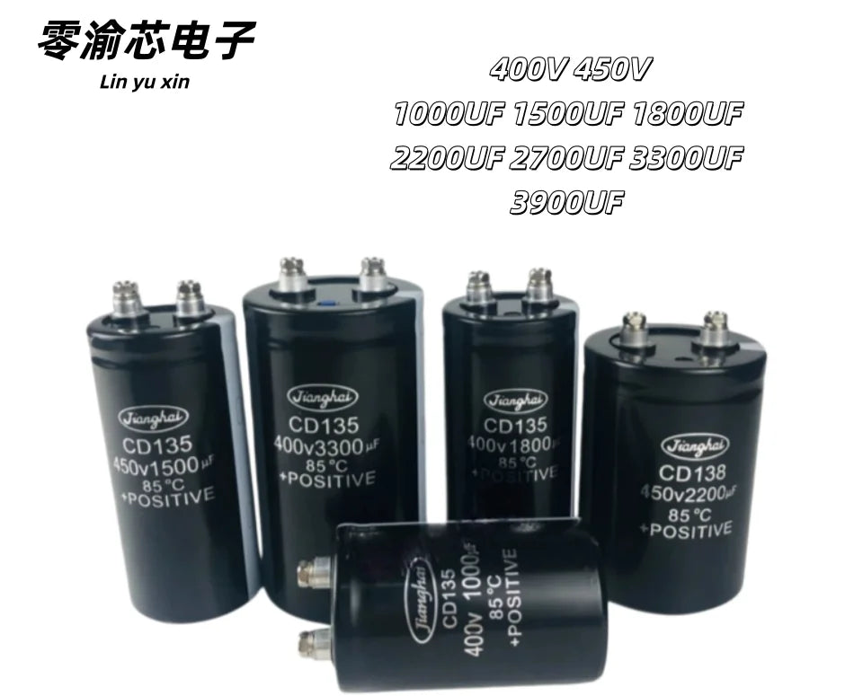 CD135  1000UF 1500UF 1800UF 2200UF 2700UF 3300UF 3900UF jianghai Electrolytic Capacitor