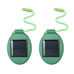2pcs Solar Flower Pot Light Mini Size 400mAh Waterproof Garden Outdoor Landscape Lighting Solar Powered Spotlights