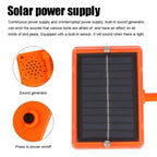 Solar Wind Powered Bird Repeller, 360° Outdoor Reflective Scare Device with Sound Deterrent for Garden Farm Yard Protection