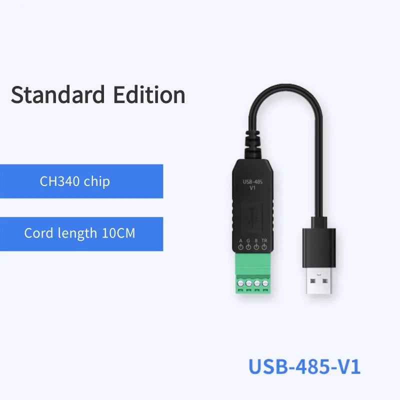 USB to 485 Serial Port Converter Communication Module CH340 PLC Serial Port IO Module