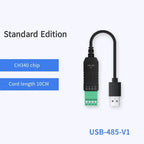 USB to 485 Serial Port Converter Communication Module CH340 PLC Serial Port IO Module