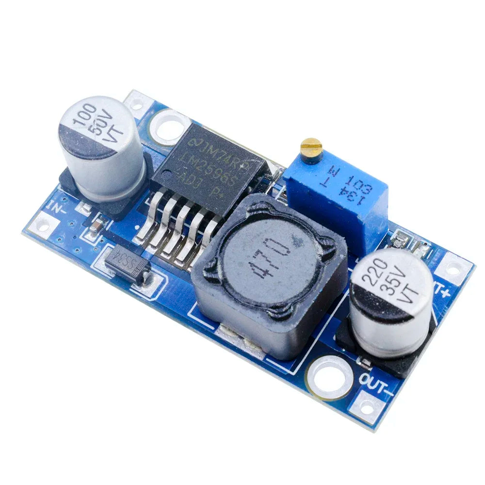 1lot/10Pcs LM2596 DC-DC Adjustable Buck Converter 3.0-40V to 1.5-35V Power Supply Step Down Voltage Regulator Module