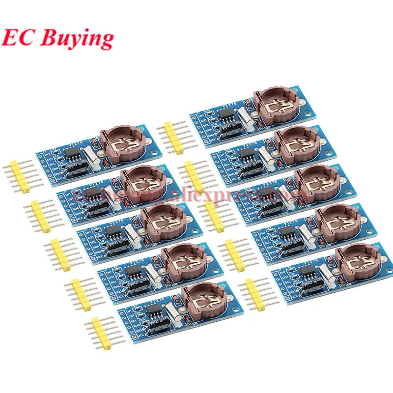 1-10Pcs PCF8563 PCF8563T 8563 IIC Real Time Clock RTC Module Board Good than DS3231 AT24C32 I2C Interface Calendar Timing Module