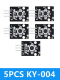 KY-004 3Pin Tactile Switch Module 6x6x5mm, Push Button for Arduino DIY Mini Projects