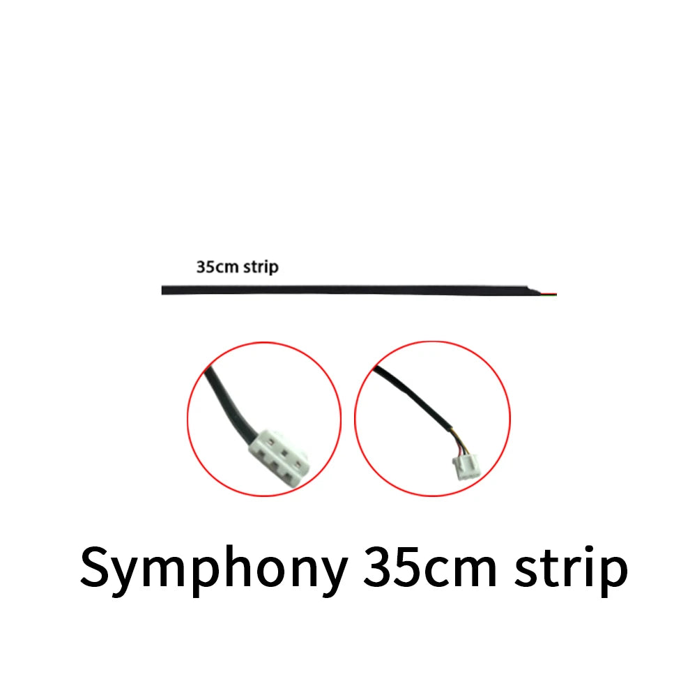 Full Colors Streamer Symphony RGBIC Ambient Light Accessories 3 wire LED Strip (RGB Door/Storage/Footlight 4 wire) "LED Lamp"App