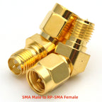 100PCS/Lot Wholesale SMA Male to SMA Female Adapter 135 Degree 45 Bevel Connector RP-SMA to RP SMA for WIFI Race Goggle Antenna