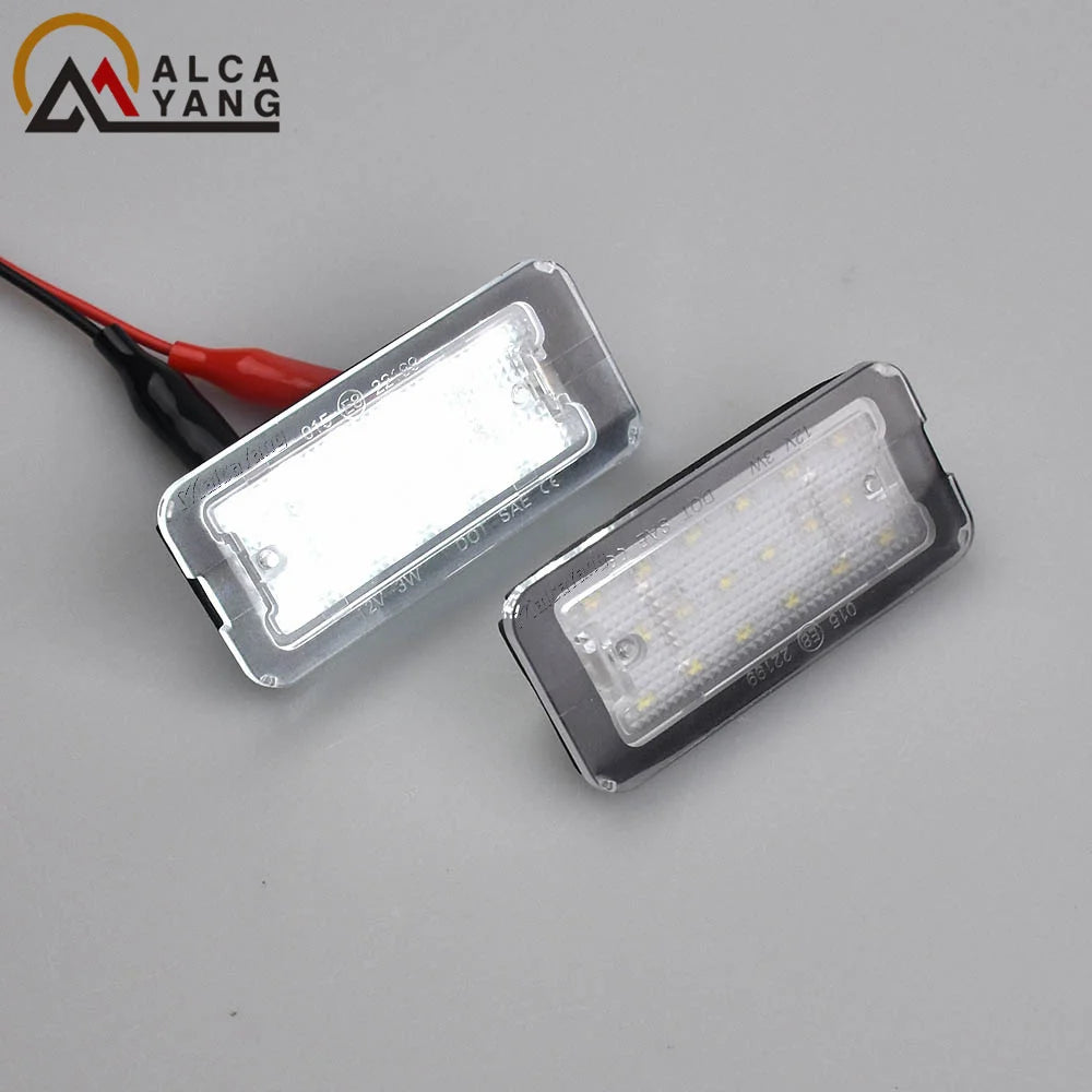 2x Fits For Fiat 500 / Abarth 500 2007-2020 CANbus Xenon White Led Number License Plate Lights