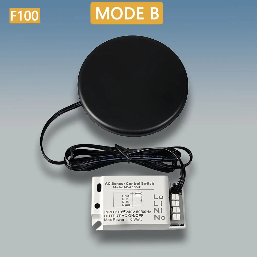Hidden Touch Switch Penetrates 5cm Wood 400W AC110-220V for Cabinet Light Fan Appliance Invisible Mount Sensor ON OFF Switch