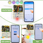 Keyestudio IOT ESP32 Learning Kit For Arduino ESP32 All-in-One Learning +134 Projects Support MicroPython&Arduino C Programming