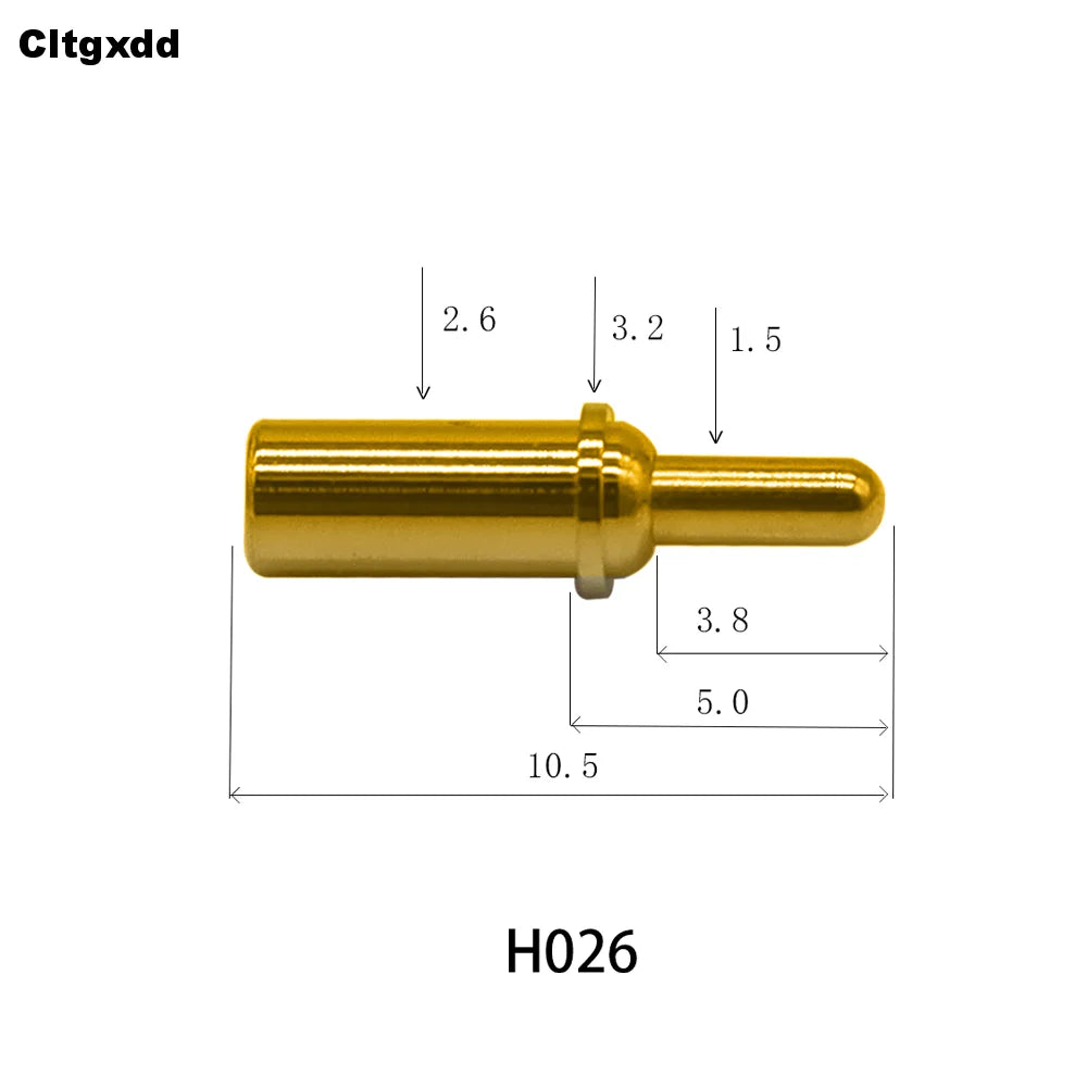 5pcs Pogo Pin Connector Pogopin Battery Spring Loaded Contact SMD Needle PCB 2 3 4 5 6 7 8 9 10 12 14 MM Test Probe H021 - H040