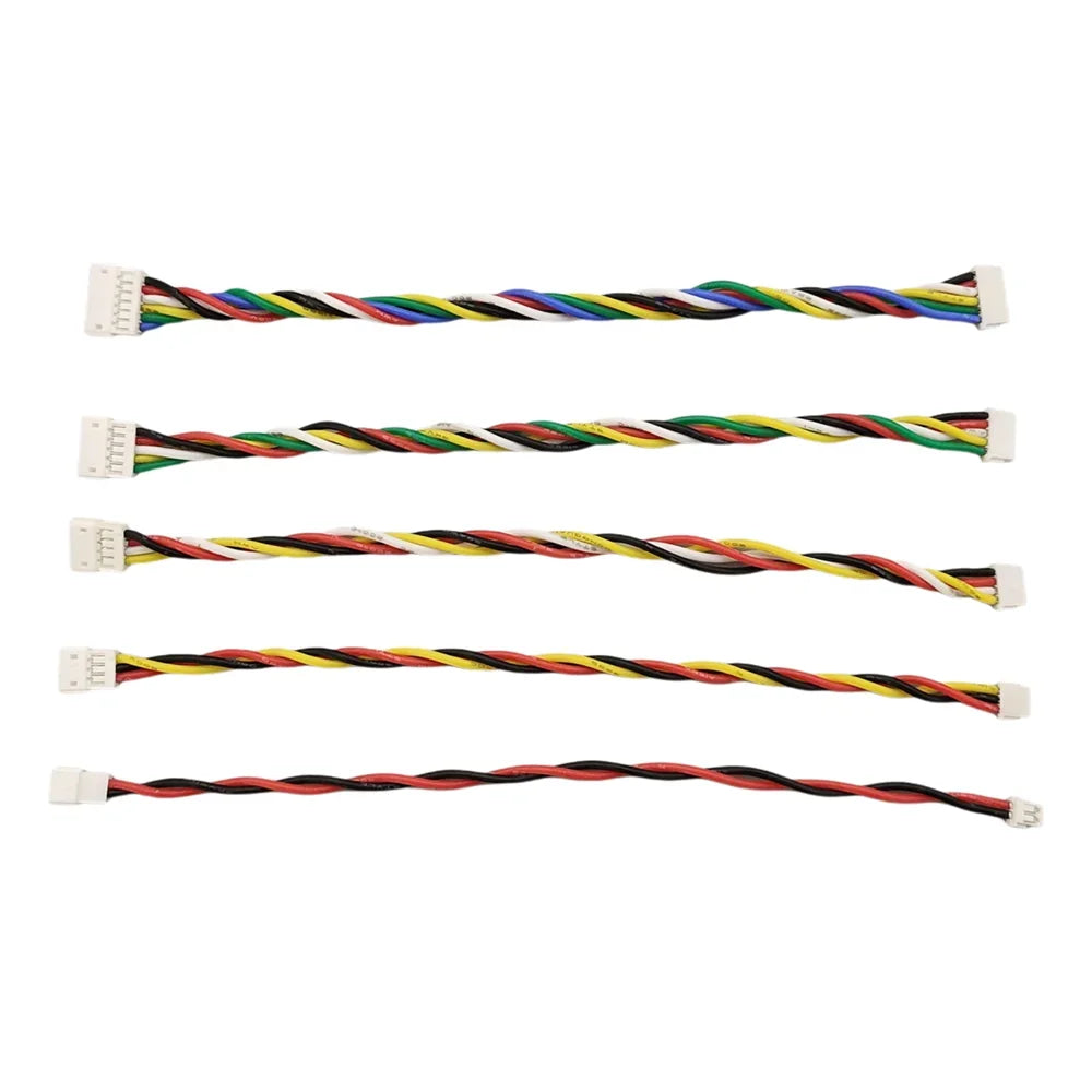 JST ZH 1.5mm Pitch Extension Cable Male Female Connector 2/3/4/5/6 Pin Housing Adapter with 28AWG Pre-Crimped Silicone Wire 15cm