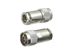1pcs N Male Plug Connector Clamp RG58 RG142 / RG8X / RG5 RG6 / RG8 LMR400 Cable RF Coaxial Brass Right Angle & Straight Wire