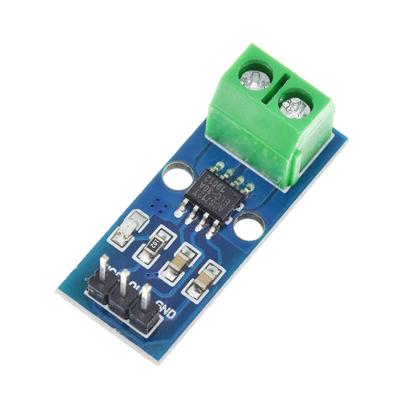 ACS712 Hall Effect Current Sensor Module (5A/20A/30A Range) – Electronic Detection Board – DC 5V