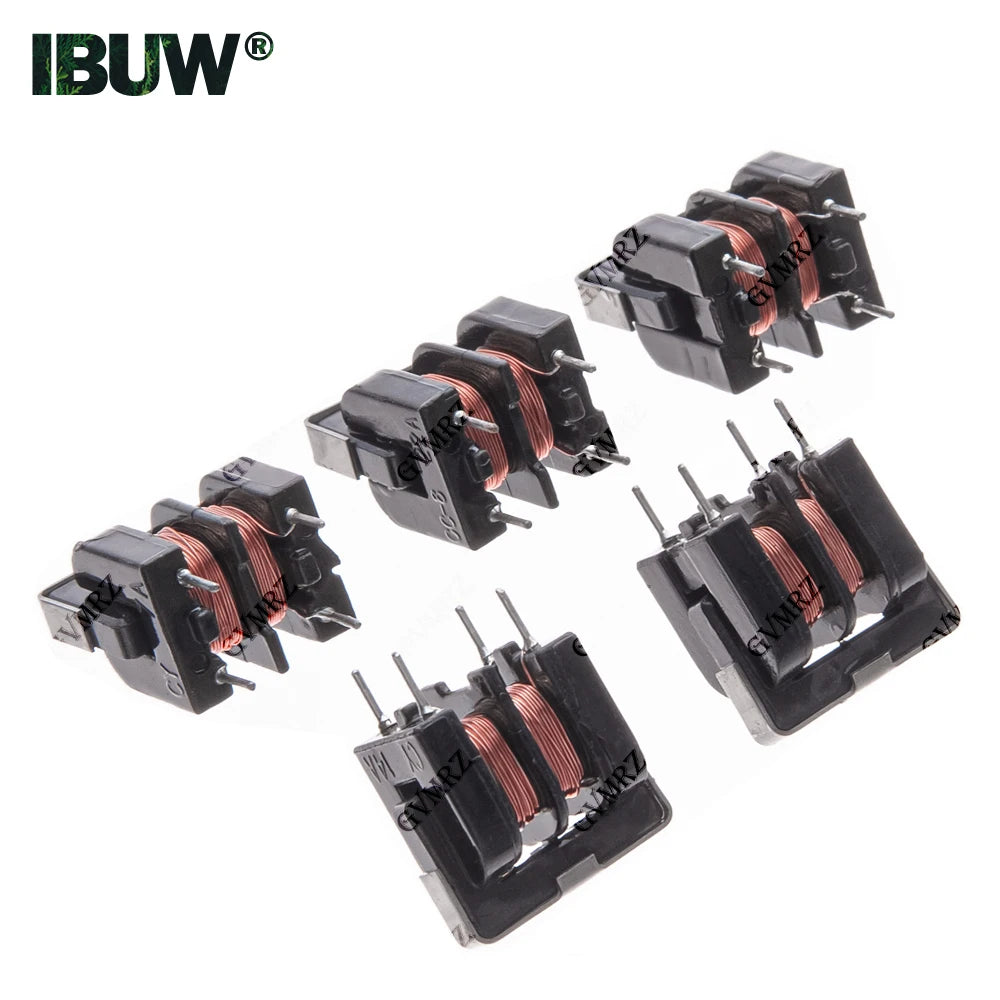 5PCS 10mH 20mH 30mH UU9.8 Common Mode Choke Inductor For Filter Pitch 40mH 50mH 10mH-50mH