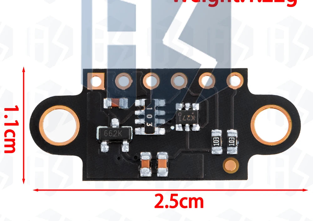 1~5PCS VL53L0X Time-of-Flight (ToF) Laser Ranging Sensor Breakout 940nm GY-VL53L0XV2 Laser Distance Module I2C IIC 3.3V/5V