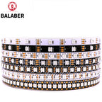 DC5V/12V WS2812B Addressable LED Strip, 5050 RGB LED Strip, WS2812 Smart LED Light Black/White PCB, Waterproof (IP30/IP65/IP67)
