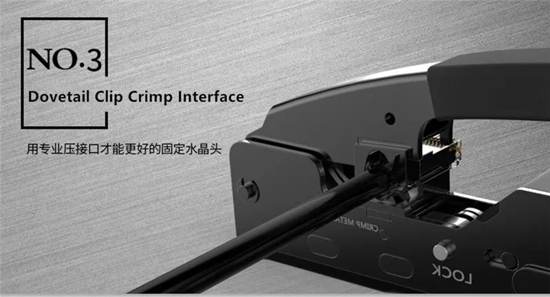 High Quality RJ45 Crimp Tool 6P 8P RJ 45 Connector Crimper Pliers for Cat5e Cat6 Cat7 Network Cable Muti-Function