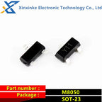100PCS M8050 M8550 Marking: Y11 Y21 SOT-23-3 SMD IC PNP NPN Triode Transistor Vceo=-25V,Ic=-800mA,HFE=200-350