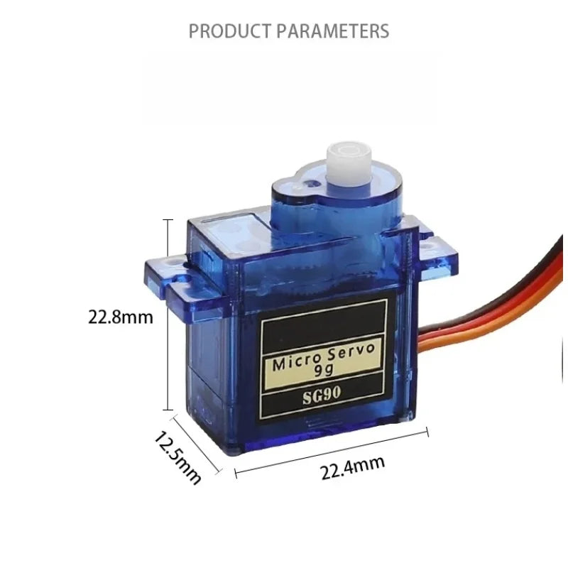 1-10Pcs SG90 9G Micro Servo For RC Airplanes Fixed Wing Airplane Model Telecontrol Airplane Toy Mini Servo Motor 450 Helicopter