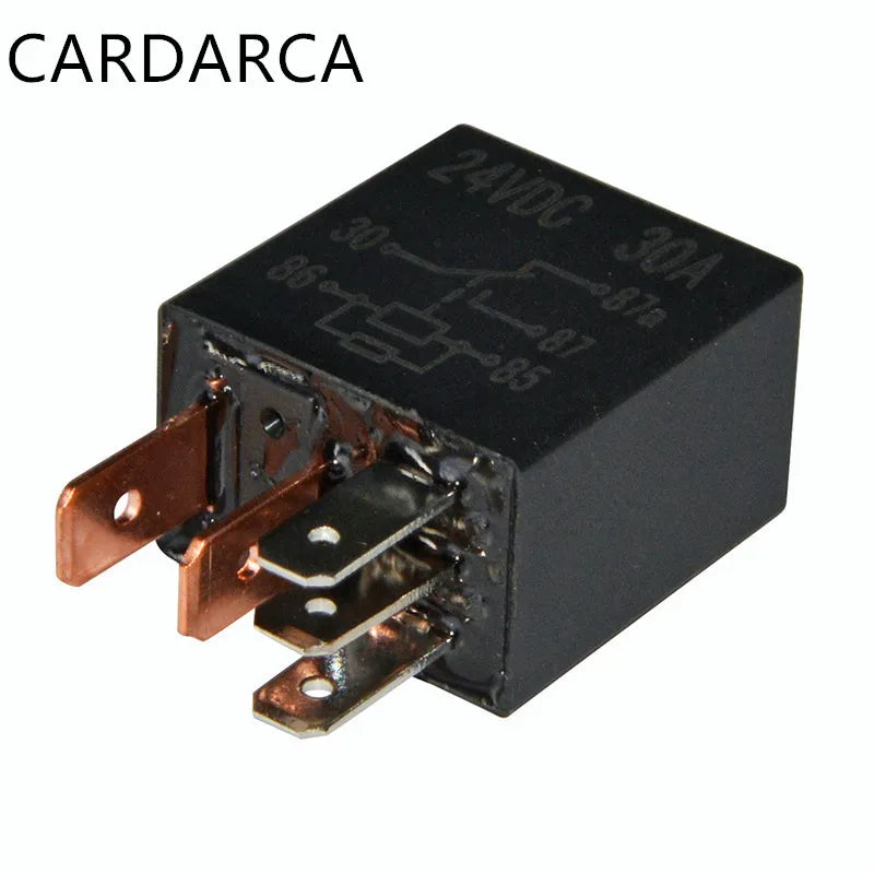 CARDARCA auto relay 4pin 5pin 40A 12V 24V DC car Relay Universal Automotive Violet Relay