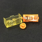 2Pcs/lot New TTC dustproof gold series mouse micro switch 3-pin gold alloy contact 30M 60M 80 million click life mouse button
