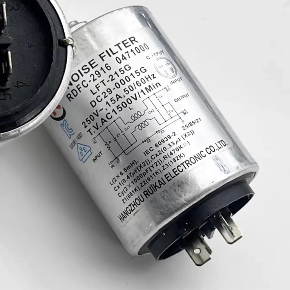 1Pcs For Samsung Washing Machine Capacitor Filter DC29-00015G RDFC-2916 LFT-215G RDFC-2720 DC29-00023C RDFC-2924 DC29-00015K