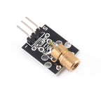 50PCS KY-008 Laser Transmitter Module 650nm 5V Red Dot Sensor for Arduino UNO R3 DIY