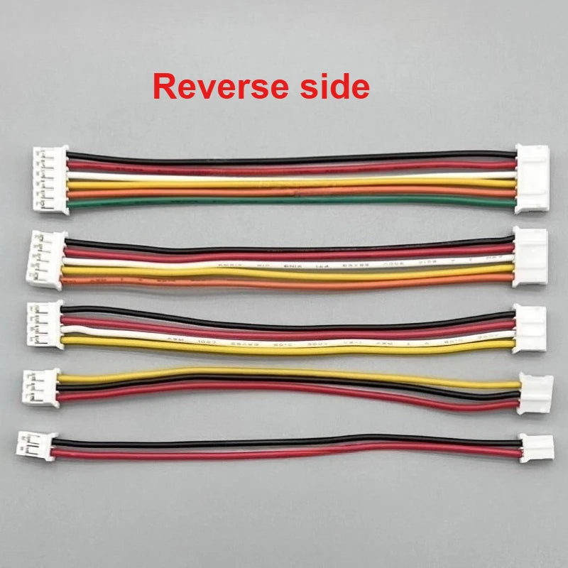 10pcs PH2.0mm Single/Double Male Plug Connector with Wire 6/10/20/30/50cm 26AWG 2/3/4/5/6/7/8/9-12Pin Jumper Cable For Arduino