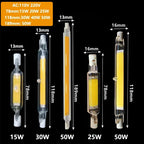 R7S LED Glass Tube COB Bulb 78MM 118MM High Power R7S Corn Lamp J78 J118 Replace Halogen Light AC 110V 220V Lampadas