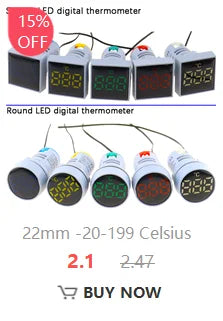 AD16-16SM 16mm buzzer 12V 24V 110V 220V 380V Flash Signal Light Red LED Active Buzzer Beep Alarm Indicator Red Green Yellow