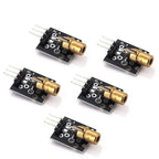 1-10pcs KY-008 650nm Laser Sensor Module 6mm 5V 5mW Red Laser Dot Diode Copper Head for Arduino
