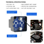 Relay VSR for Camper Charge 2 Battery Bank Car Smart Battery Isolator Voltage Sensitive Split Charge Auto Parts 12V 140A