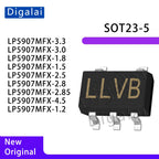 LP5907MFX-3.3 -3.0 -1.8 -1.5 -2.5 -2.8 -2.85 -4.5 -1.2 LDO Regulator SOT23-5 Digalai